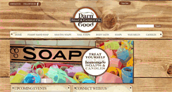 Desktop Screenshot of darngoodsoaps.com